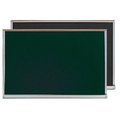 Aarco AARCO Products OS4872BL Red Oak Frame Blue Porcelain Chalkboard OS4872BL